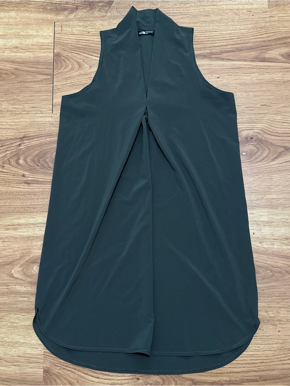 The North Face Women’s M Sleeveless Overlay Midi Dress Dark Olive NWOT